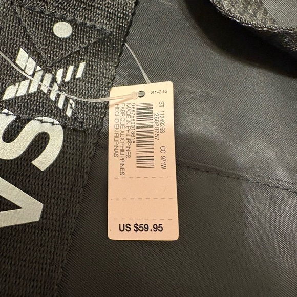 VSX Classic Black Duffel Bag with Logo Straps - Picture 5 of 5